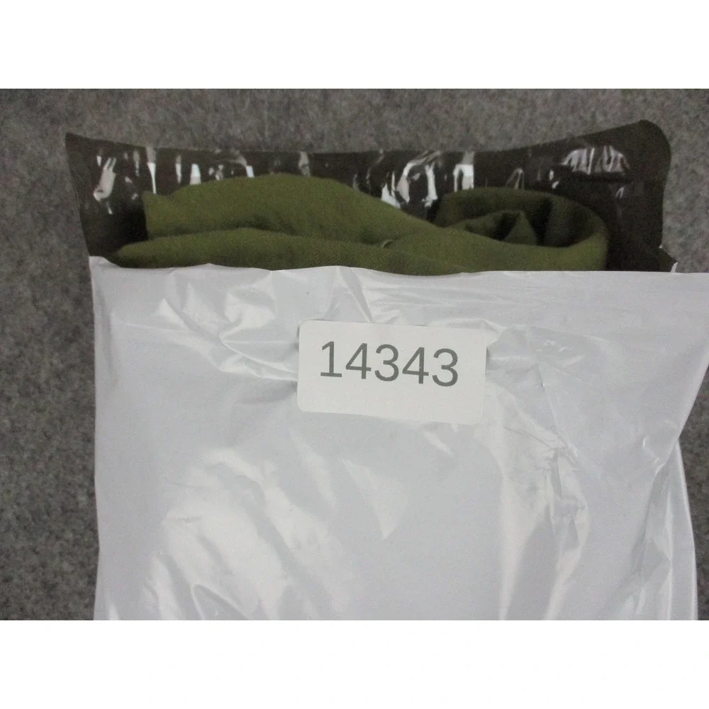 Quince Coveralls Women Large Green Linen Blend Twill Jumpsuit Zip Up Long Sleeve